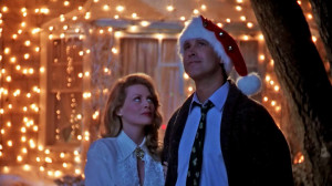 still shot from Christmas Vacation with Clark Griswold