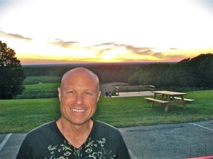photo of Mike Borger at Mapleside for sunset